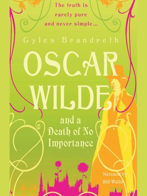 cover image of Oscar Wilde and a Death of No Importance